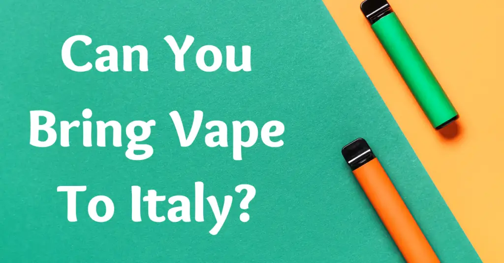 vapes in  italy