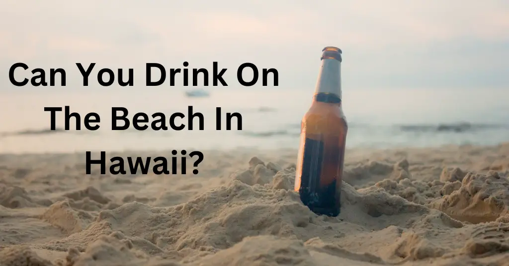 Can You Drink On The Beach In Hawaii?