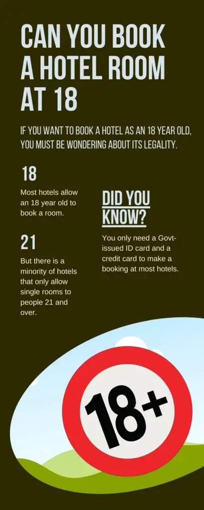 Book a hotel room at 18