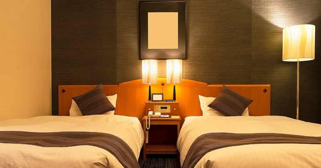 twin sharing hotel room
